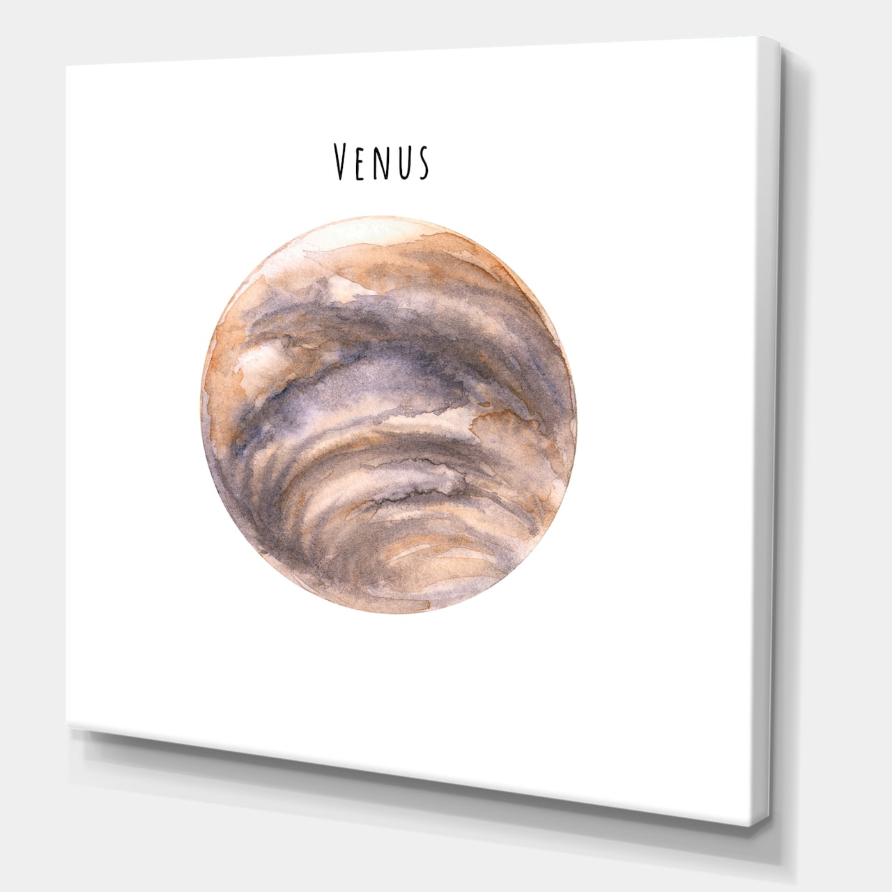 Designart - Planet Venus - Bohemian & Eclectic Canvas Wall Art Print
